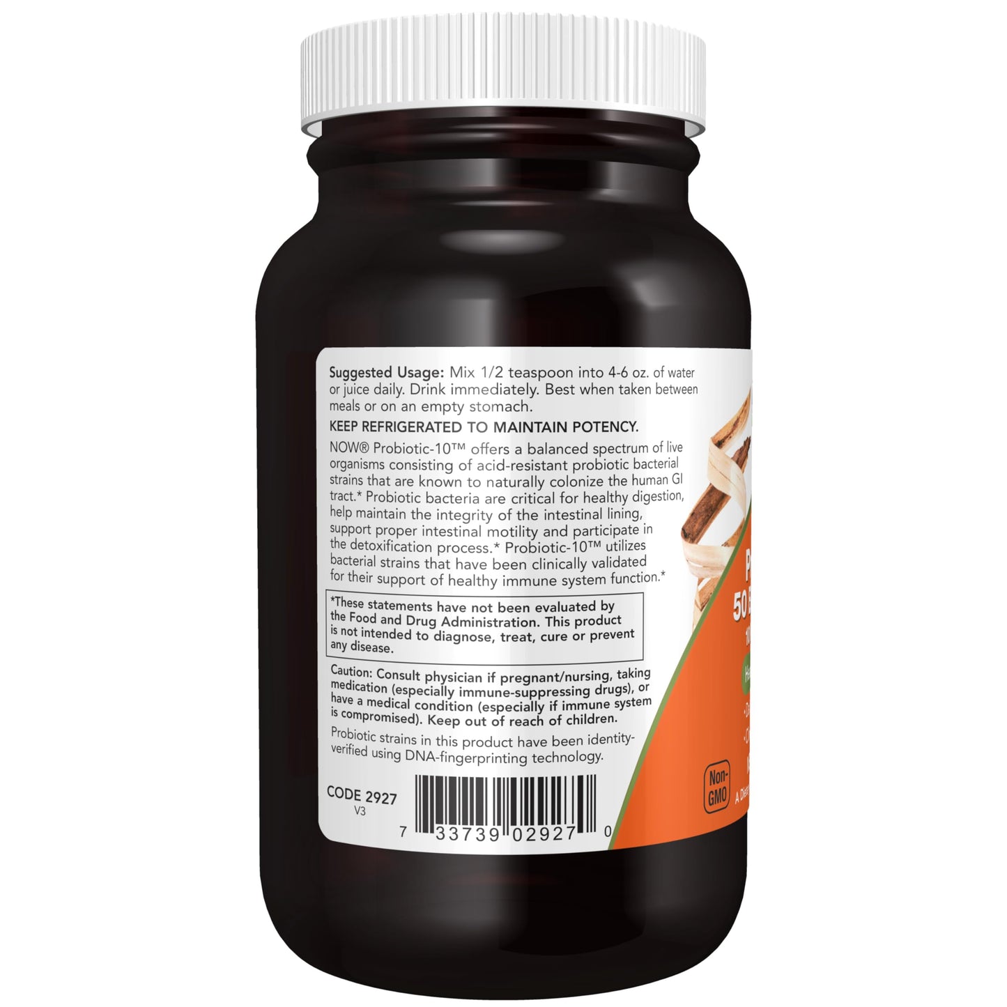 NOW Foods Probiotic-10 Powder 2-Ounce