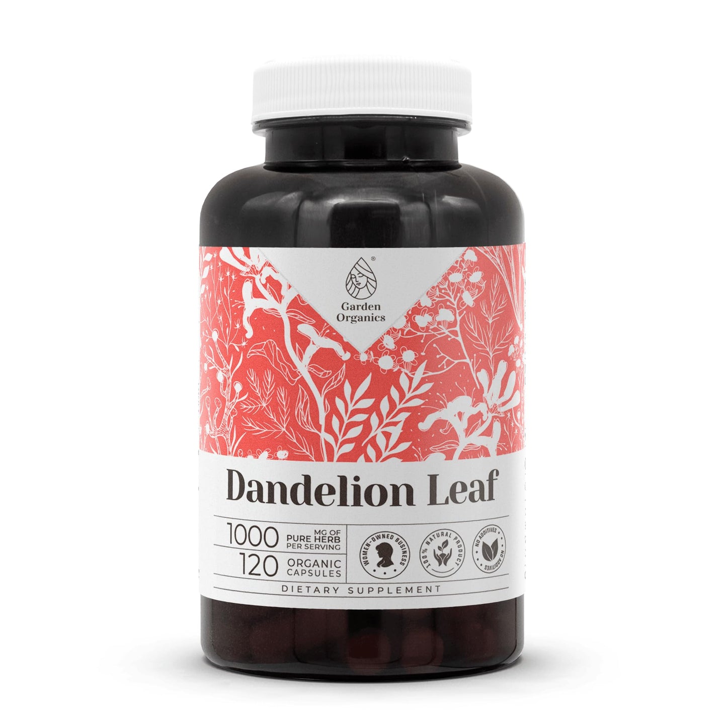 Garden Organics Dandelion Leaf Capsules 120 Count