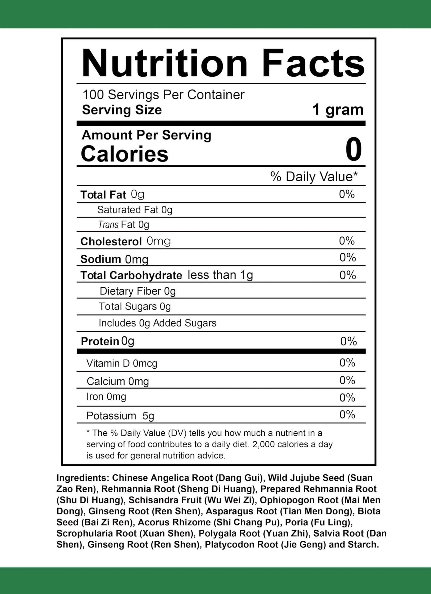 Health Herbal Tian Wang Bu Xin Dan Ginseng & Zizyphus Decoction Powder, 3.53 oz