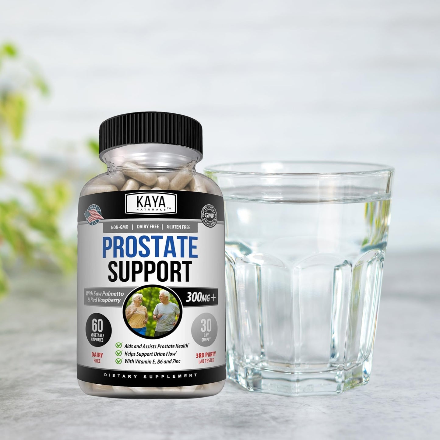 Kaya Naturals Prostate Support Saw Palmetto Capsules 60 Count
