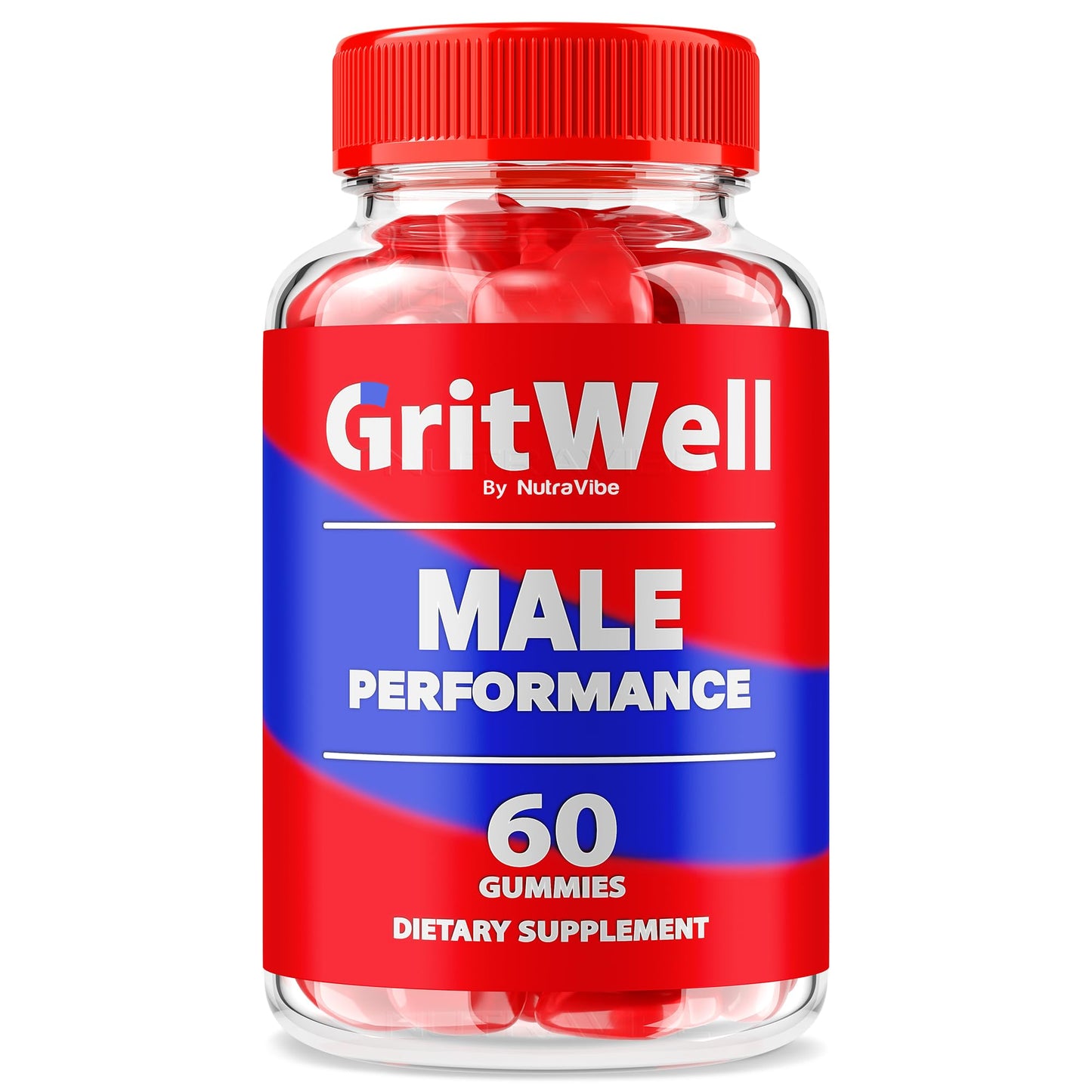 NutraVibe GritWell Gummies Daily Fitness Formula, 60 Gummies