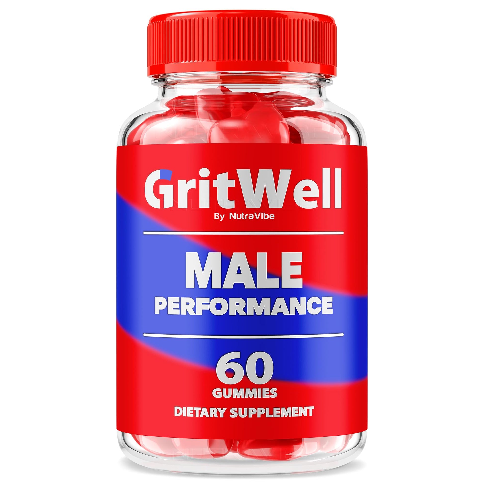 NutraVibe GritWell Gummies Daily Fitness Formula, 60 Gummies