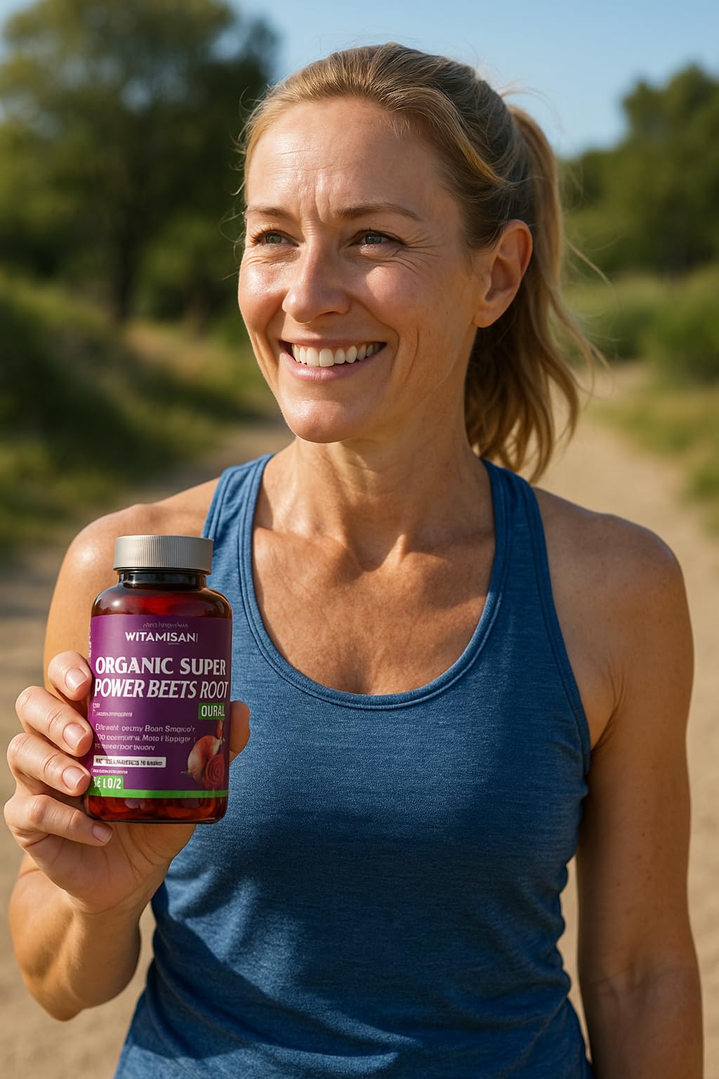VITAMISAN Organic Beet Root 8000 Capsule, 60 Count