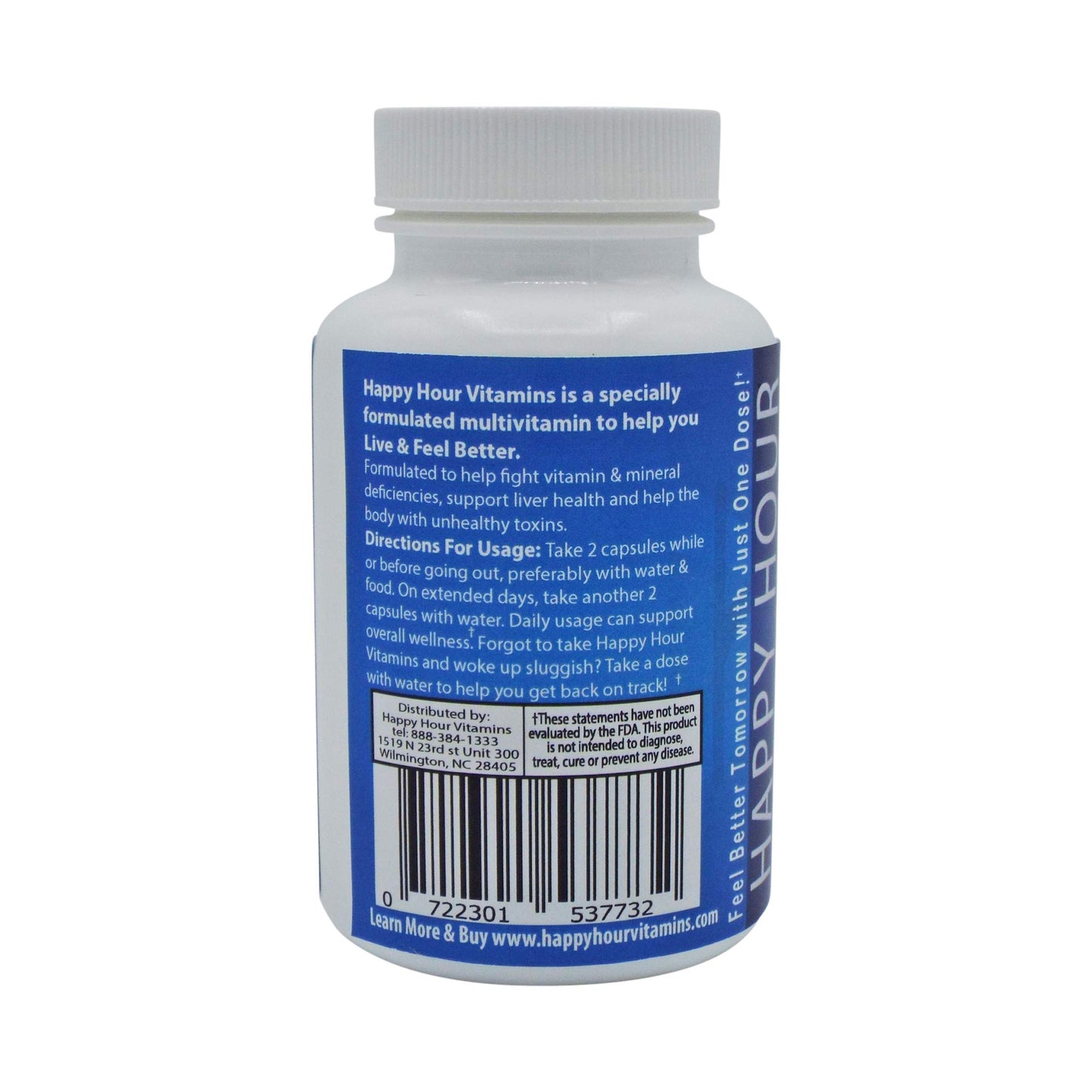 Happy Hour Vitamins Multivitamin Capsules 60 Count
