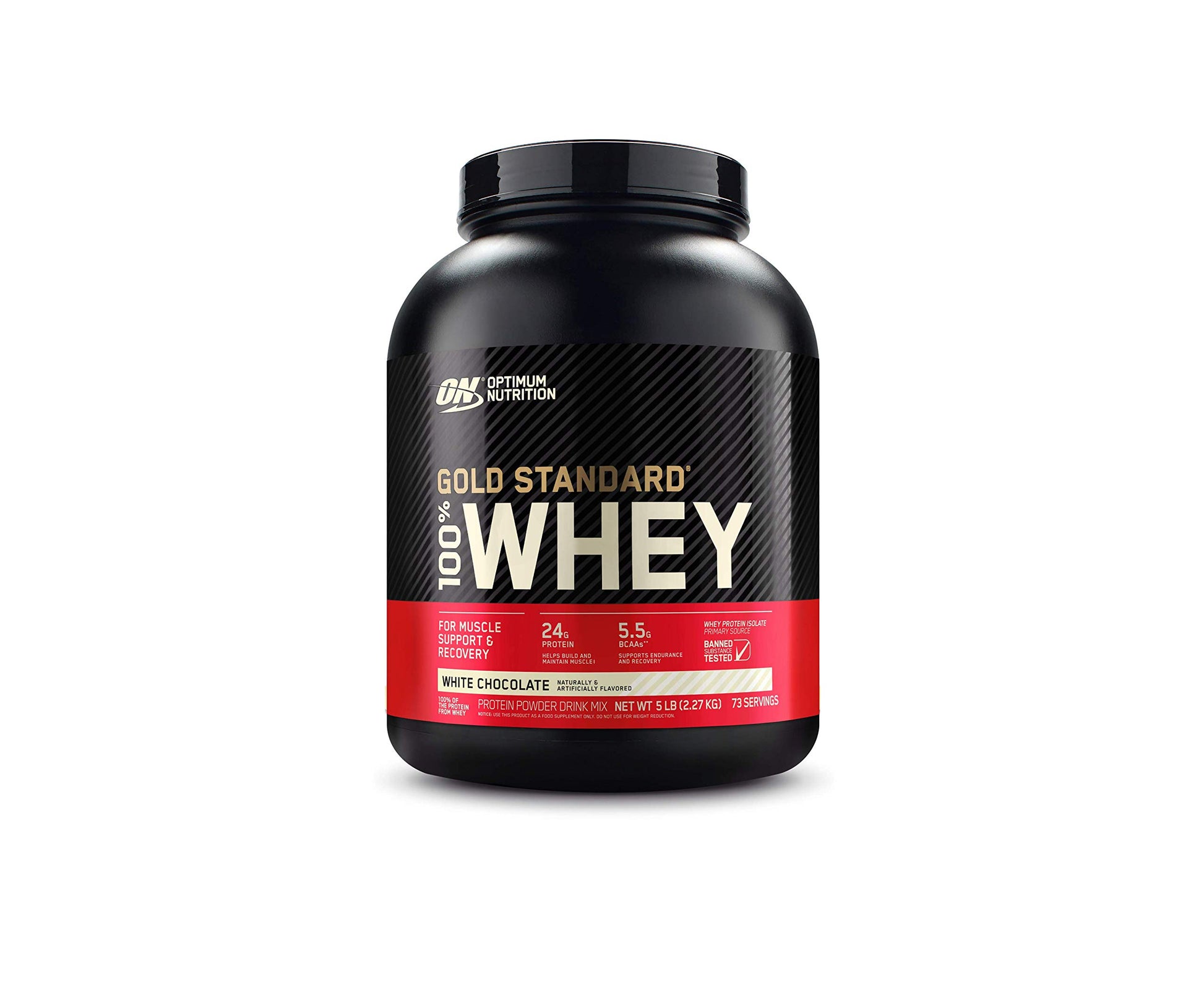 Optimum Nutrition Gold Standard 100% Whey White Chocolate Powder 80 Servings