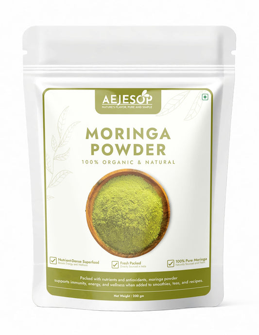 AEJESOP Organic Moringa Oleifera Leaf Powder 7 oz