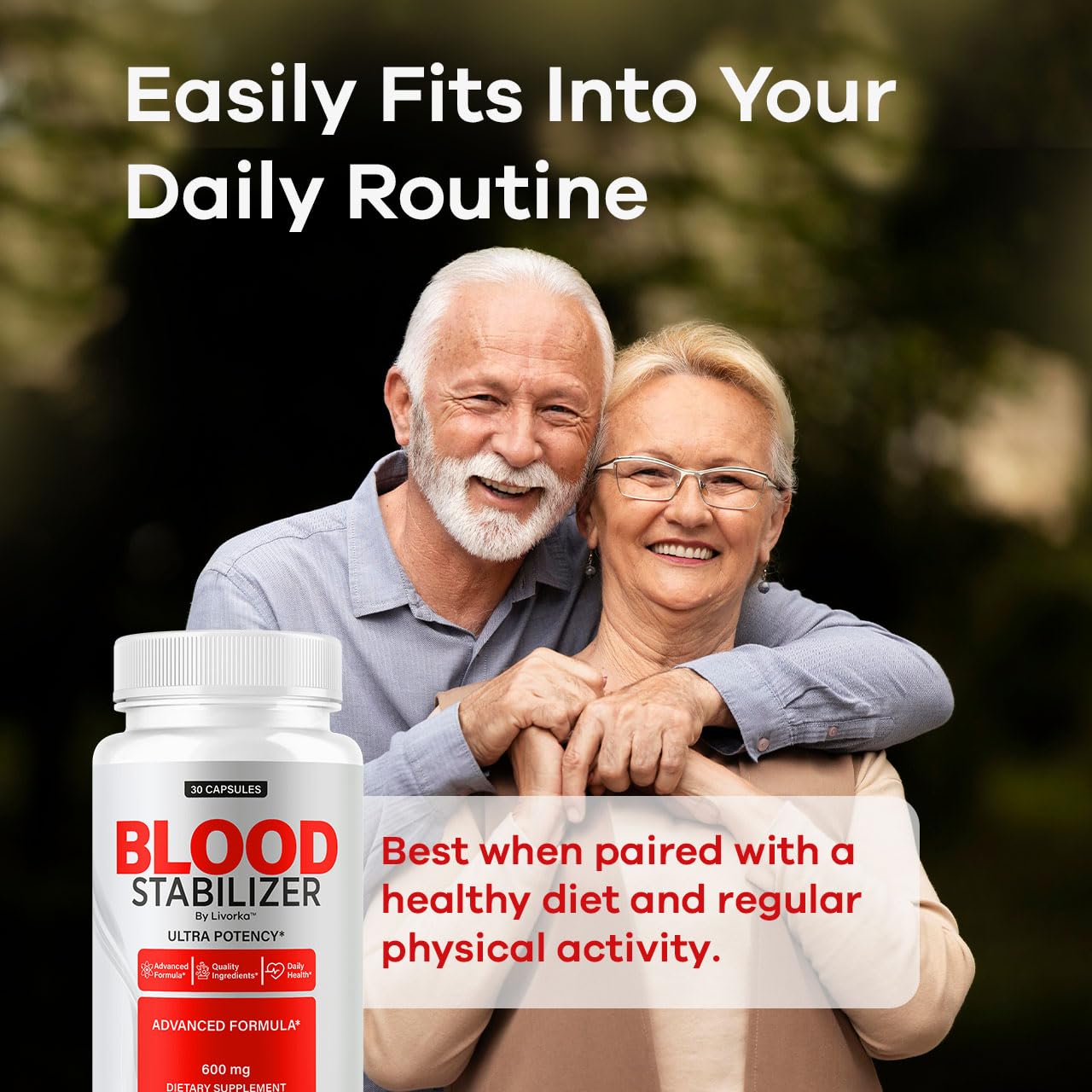 LIVORKA Blood Stabilizer Supplement Capsules 90 Count
