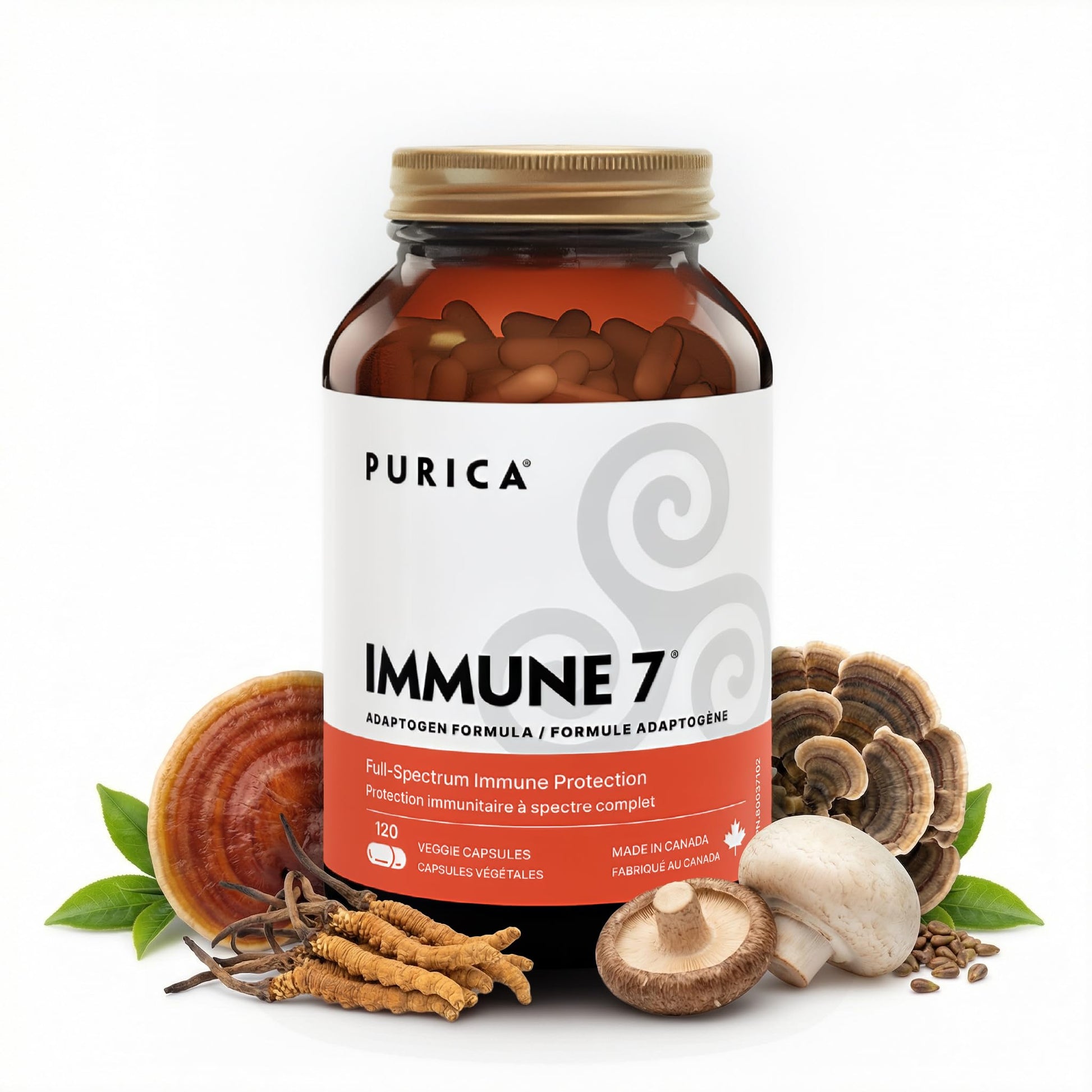 PURICA Immune 7 Complex 120 Vegan Capsules