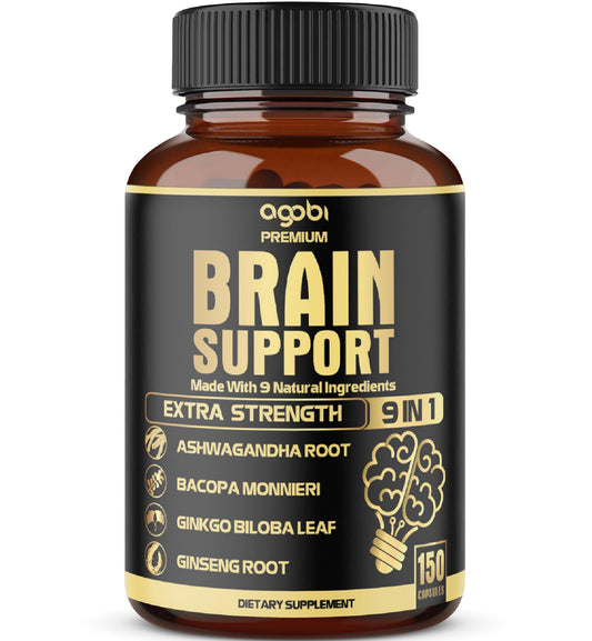 agobi 9in1 Brain Support Supplement Capsule, 150 Count