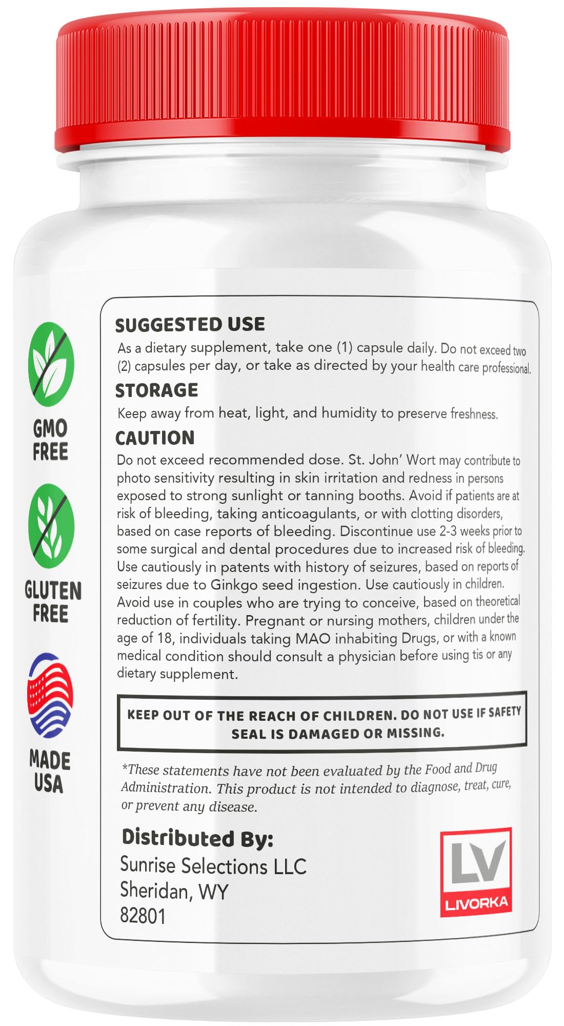 LIVORKA Glucovate Capsules, 90 Capsules