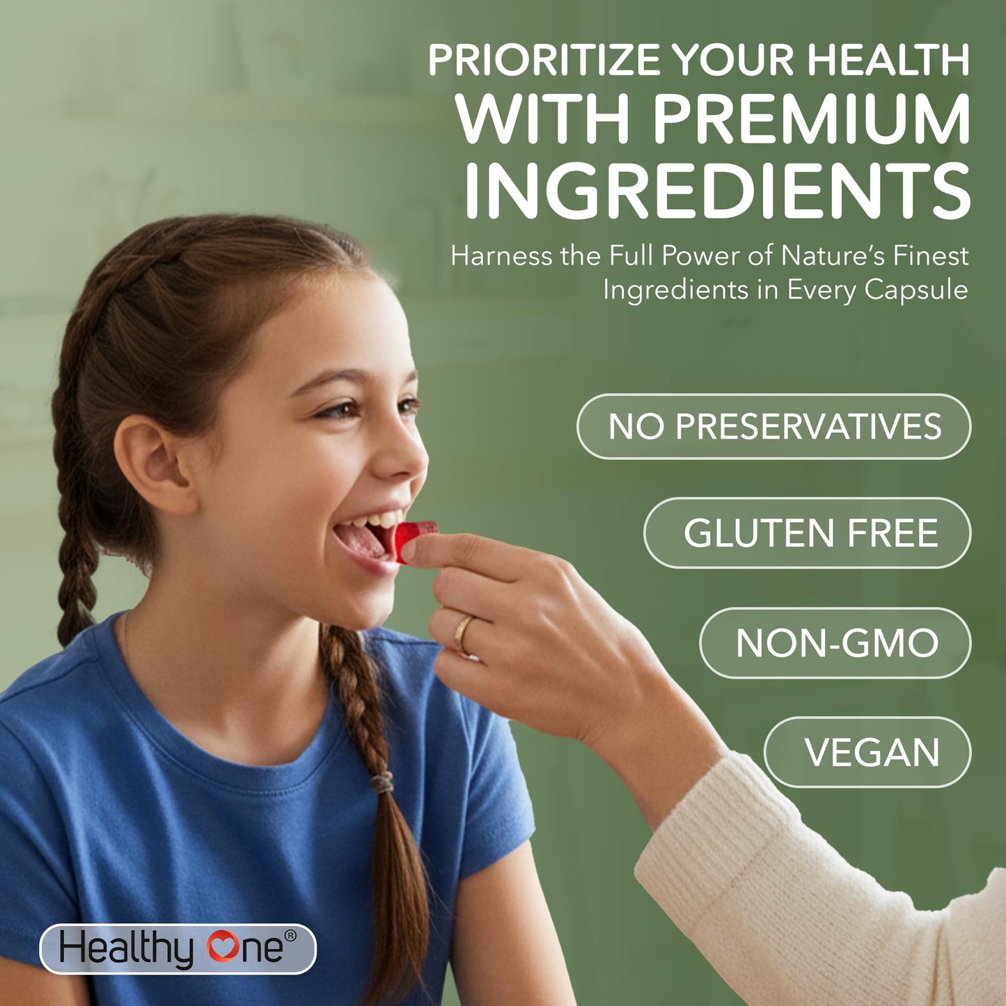 Healthy One Fruits & Veggies 27-in-1 Superfood Gummy Formula GLP1 Support, 28 Servings