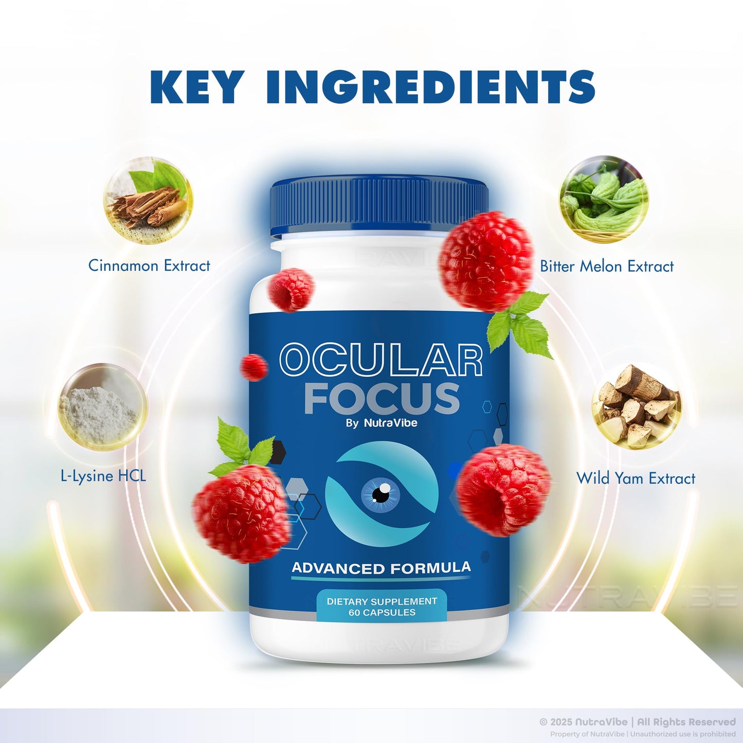 NutraVibe Ocular Focus Capsules 60 Count