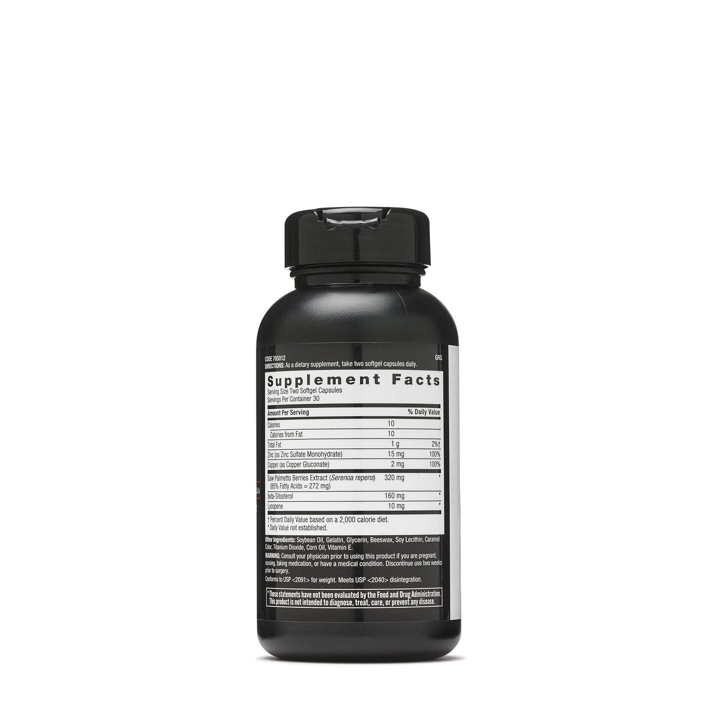 GNC Men's Prostate Formula Softgels 120 Count Twin Pack