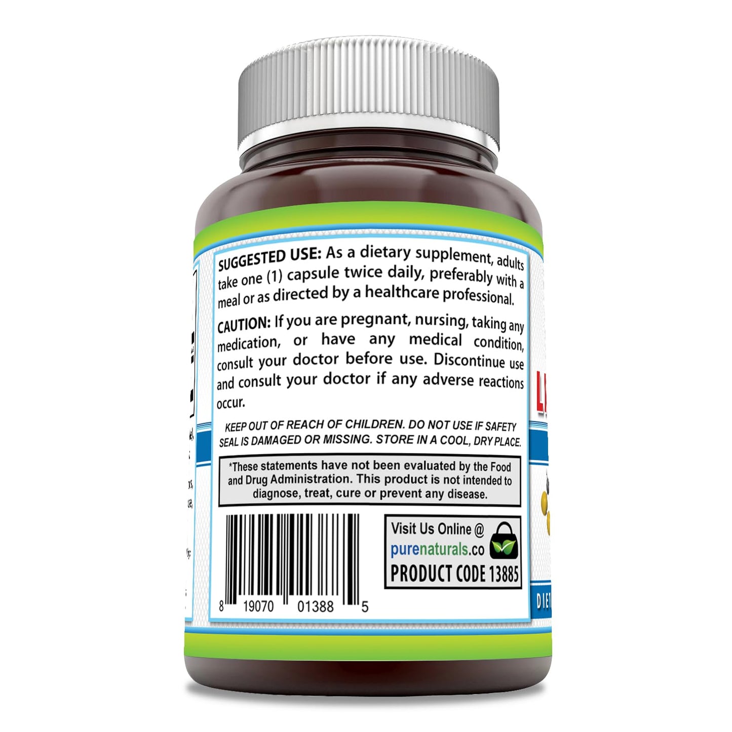 Pure Naturals Alpha Lipoic Acid 600 mg, 120 Capsules