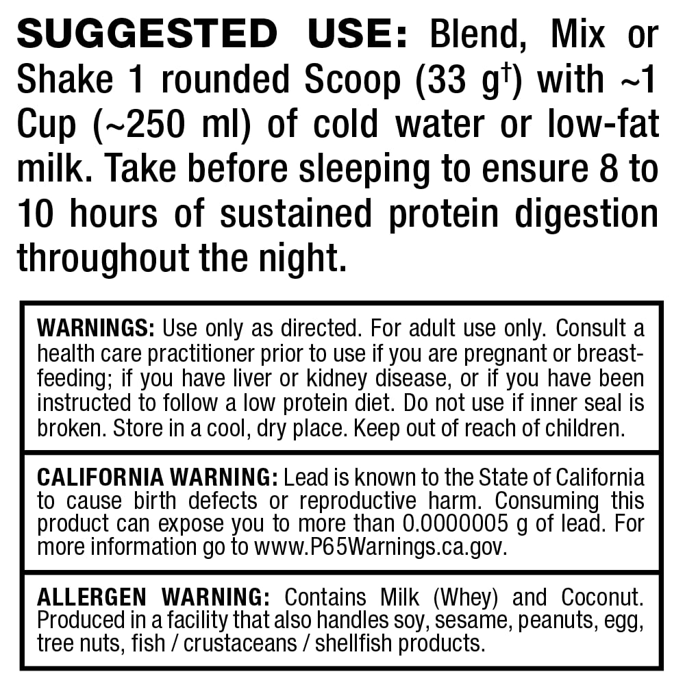 ALLMAX Casein-FX Protein Vanilla Powder, 32 Servings