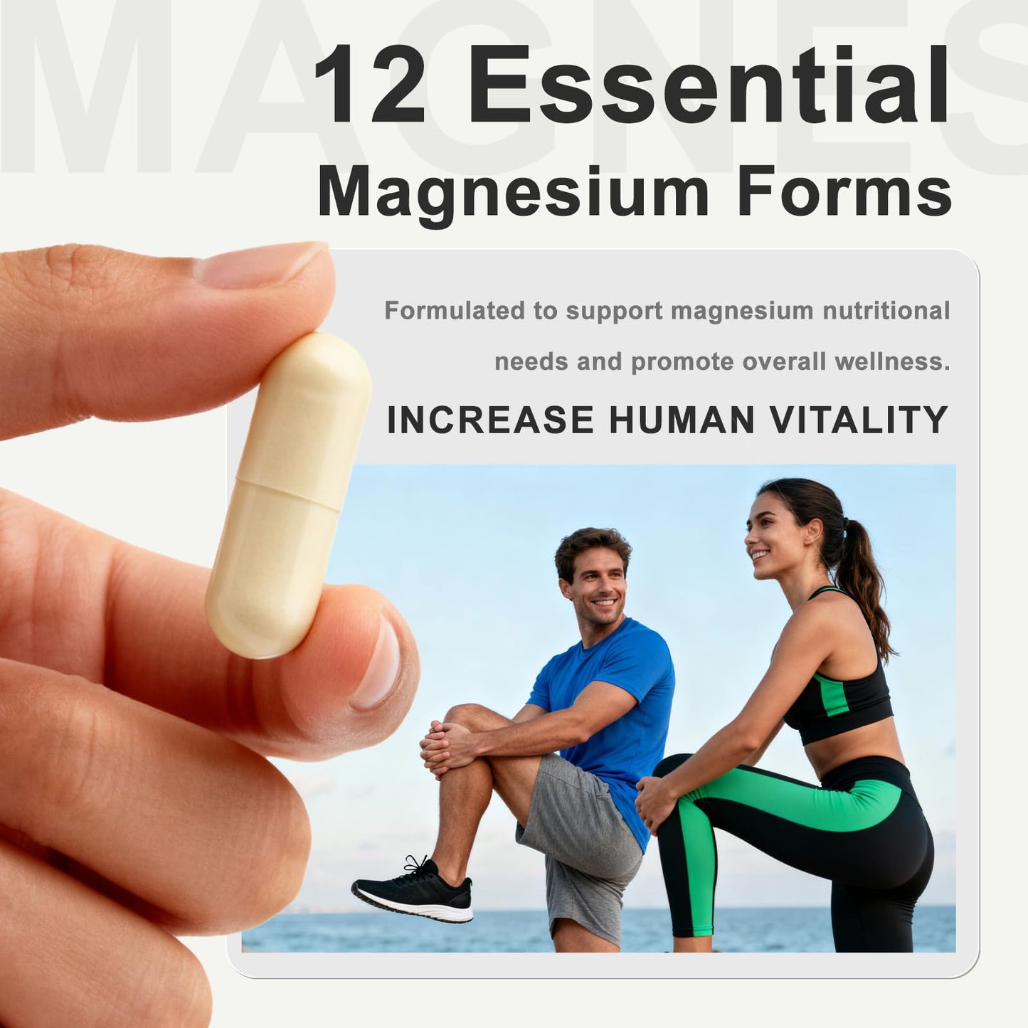 CellJuvMax Magnesium 12-in-1 Complex Capsule 120 Count