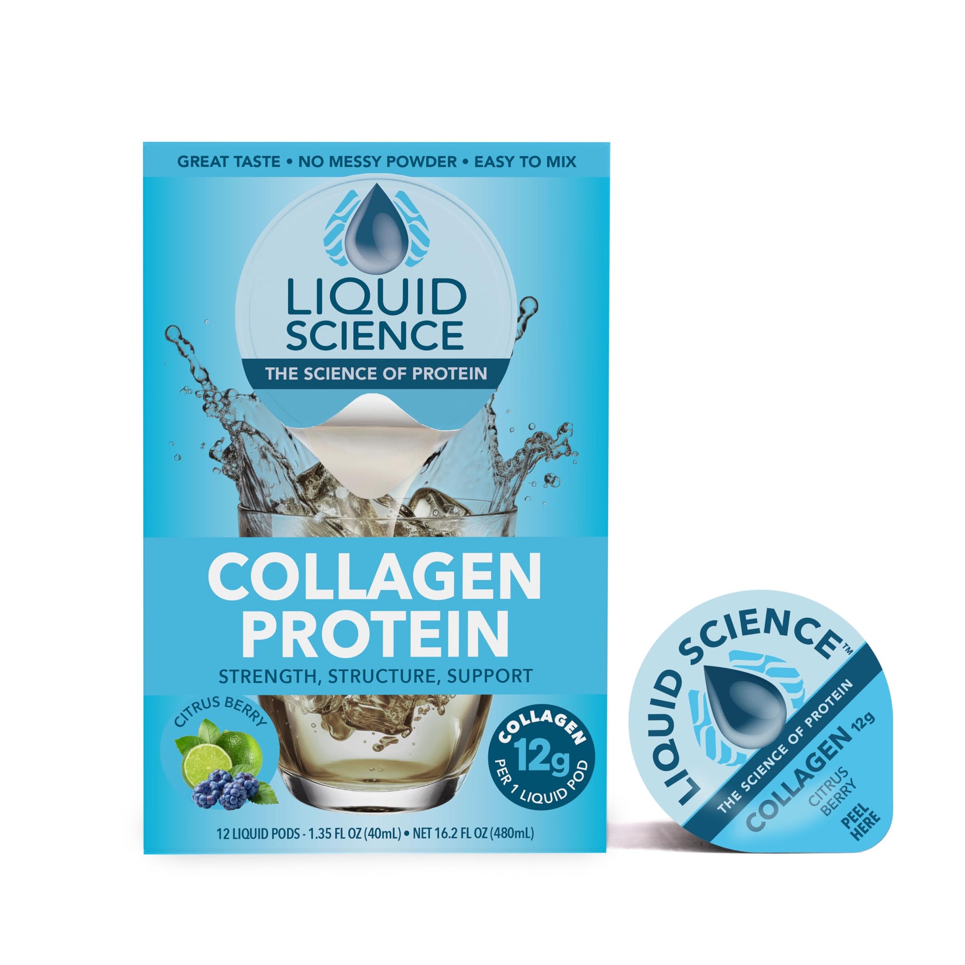 Java House Liquid Science Citrus Berry Collagen Capsules 12