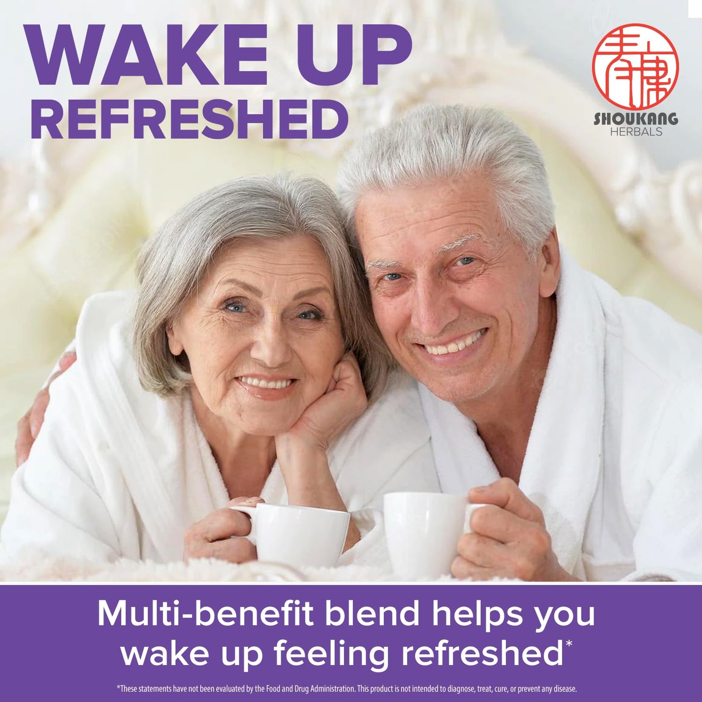 SHOUKANG Sleep Quality and Duration Herbal Chinese Medicine Supplements, 60 Capsules