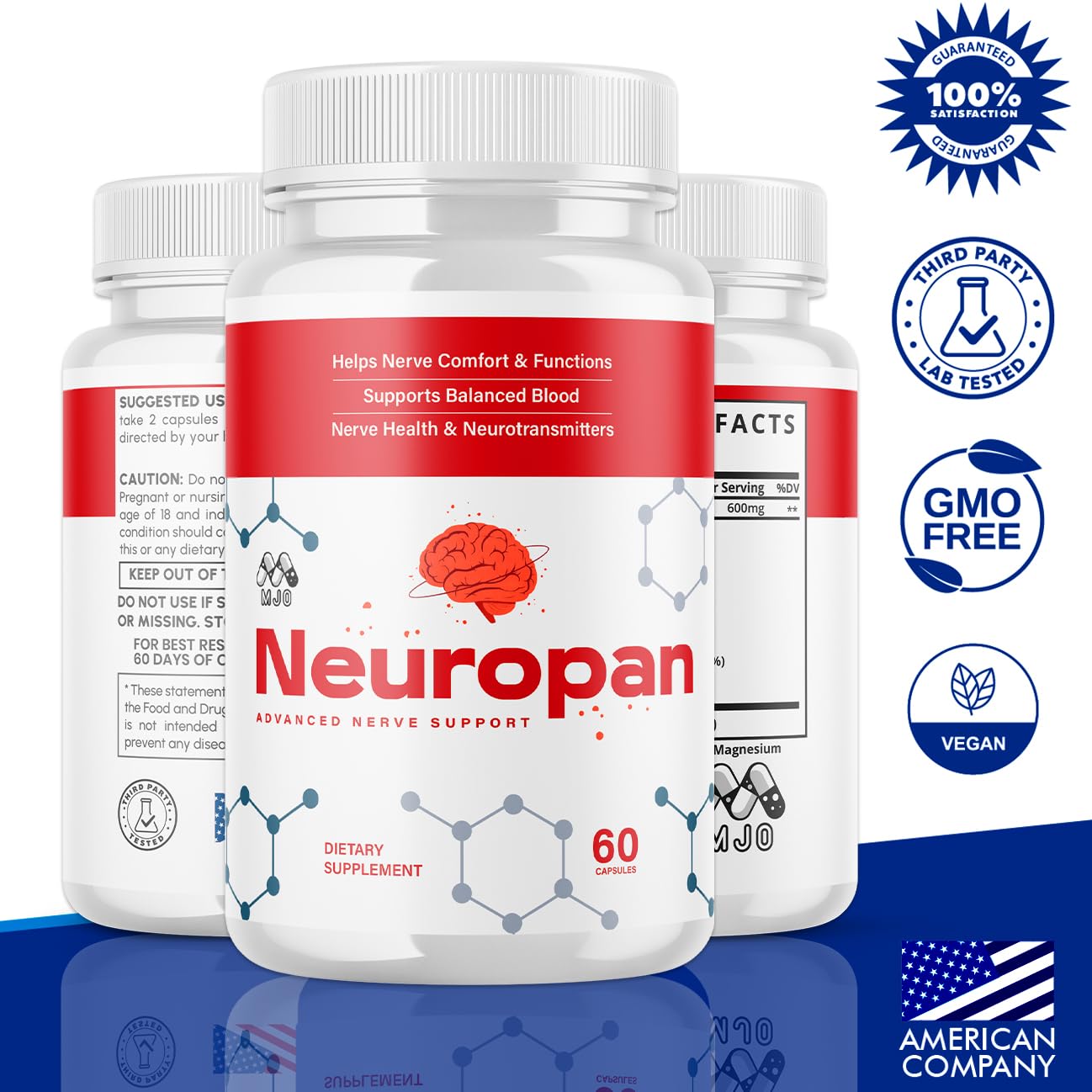 MJO Neuropan Capsules 60 Capsules