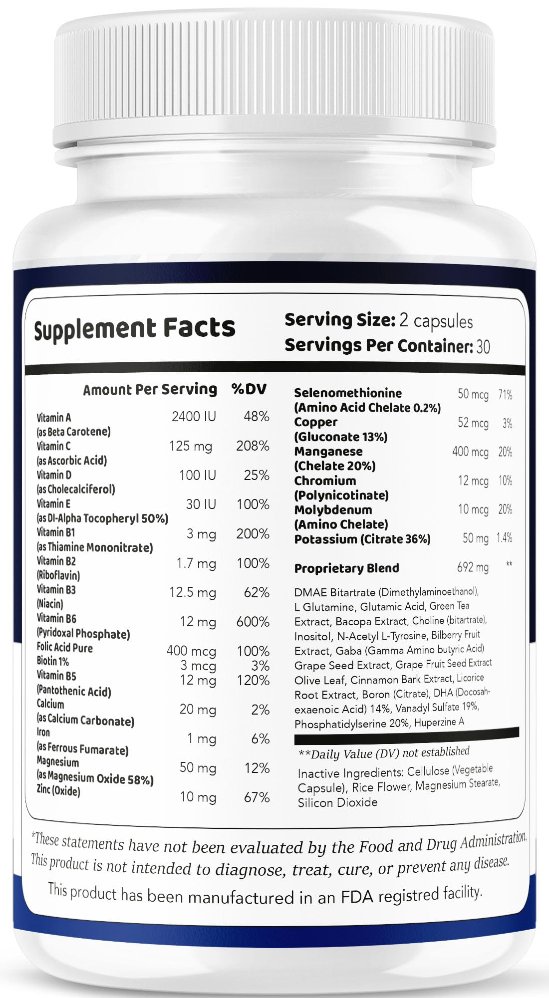 LIVORKA Memoforce Brain Supplement Capsules, 120 Capsules