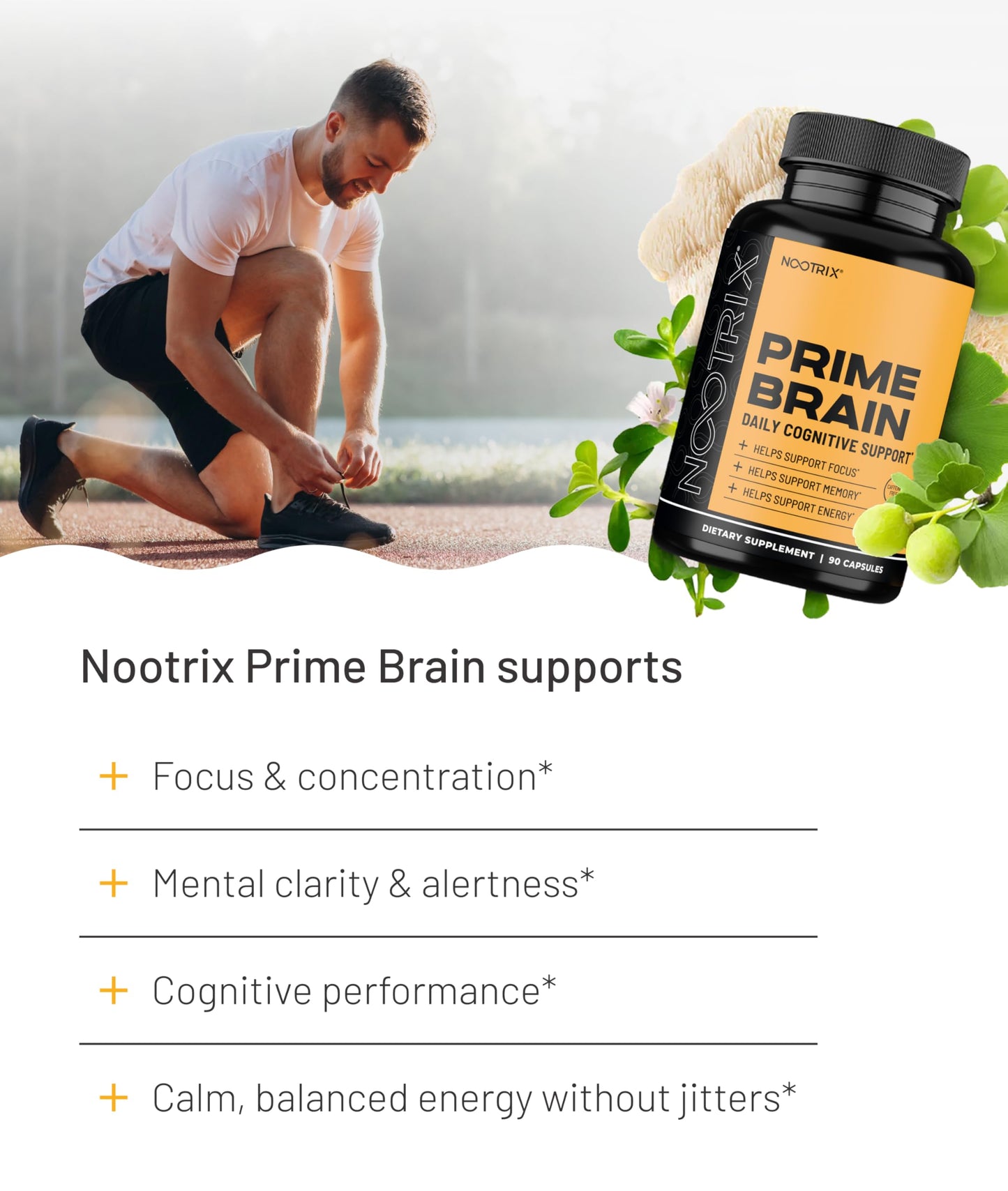 Nootrix Prime Brain Nootropic Capsule, 60 Count