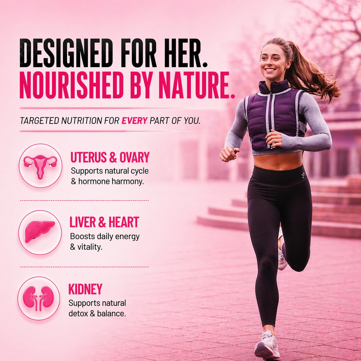 PRIMAL FURY Grass-Fed Beef Organ Supplement for Women, 60 Capsules