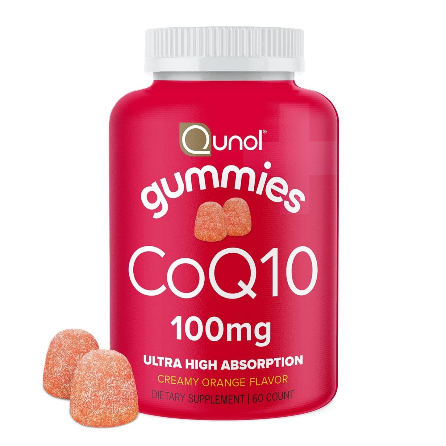 Qunol CoQ10 Gummies 100 mg, 60 Count