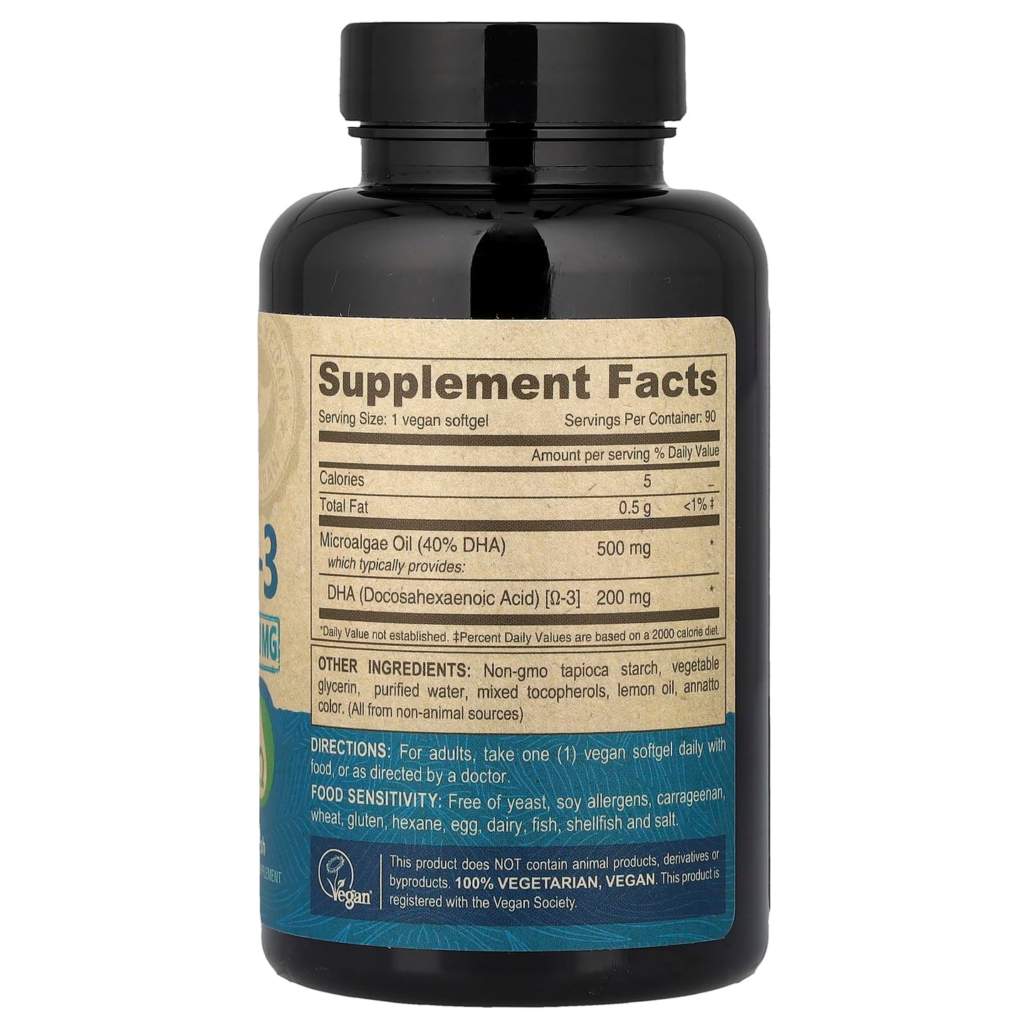 DEVA Vegan Vitamins DHA Softgels 90 Count