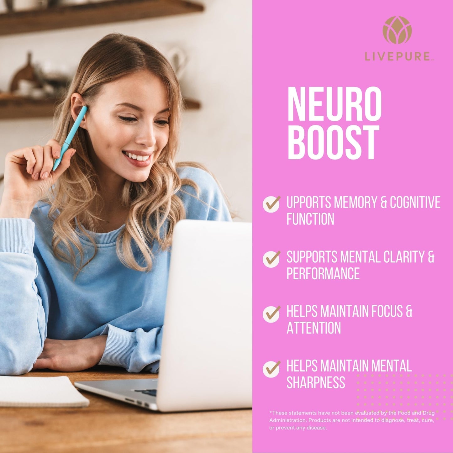 PURE Neuro Boost Capsules 30