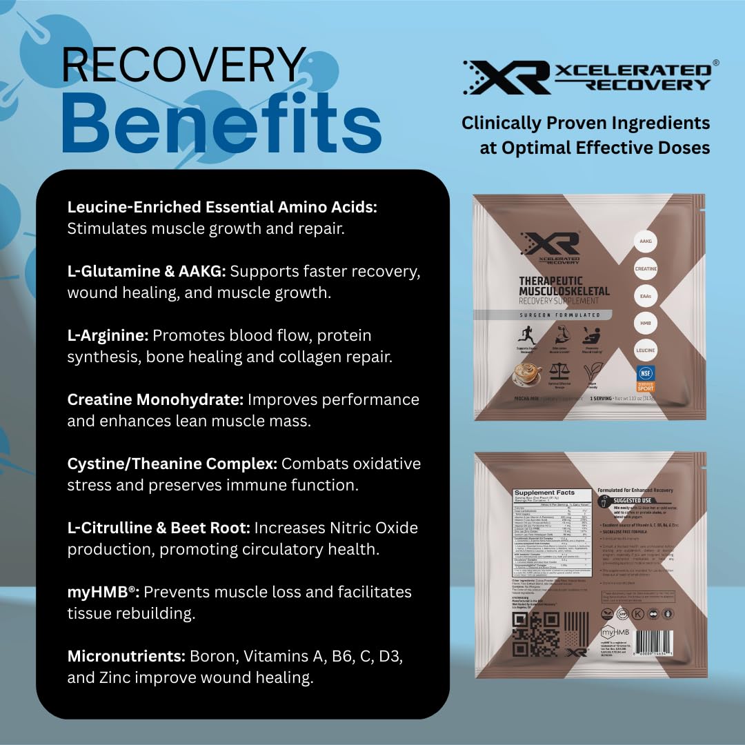 XR Xcelerated Recovery Therapeutic Musculoskeletal Support Supplement Powder 414.4