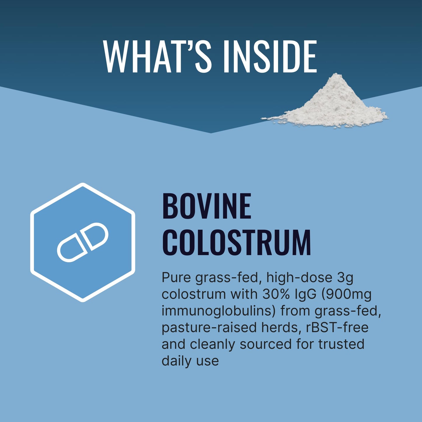 Approved Science Colostrum Powder - 30% IgG, Grass-Fed Bovine Colostrum Supplement - 3000mg Serving, Gut Health & Immune Support - RBST-Free, Non-GMO, Unflavored, 15.85 oz