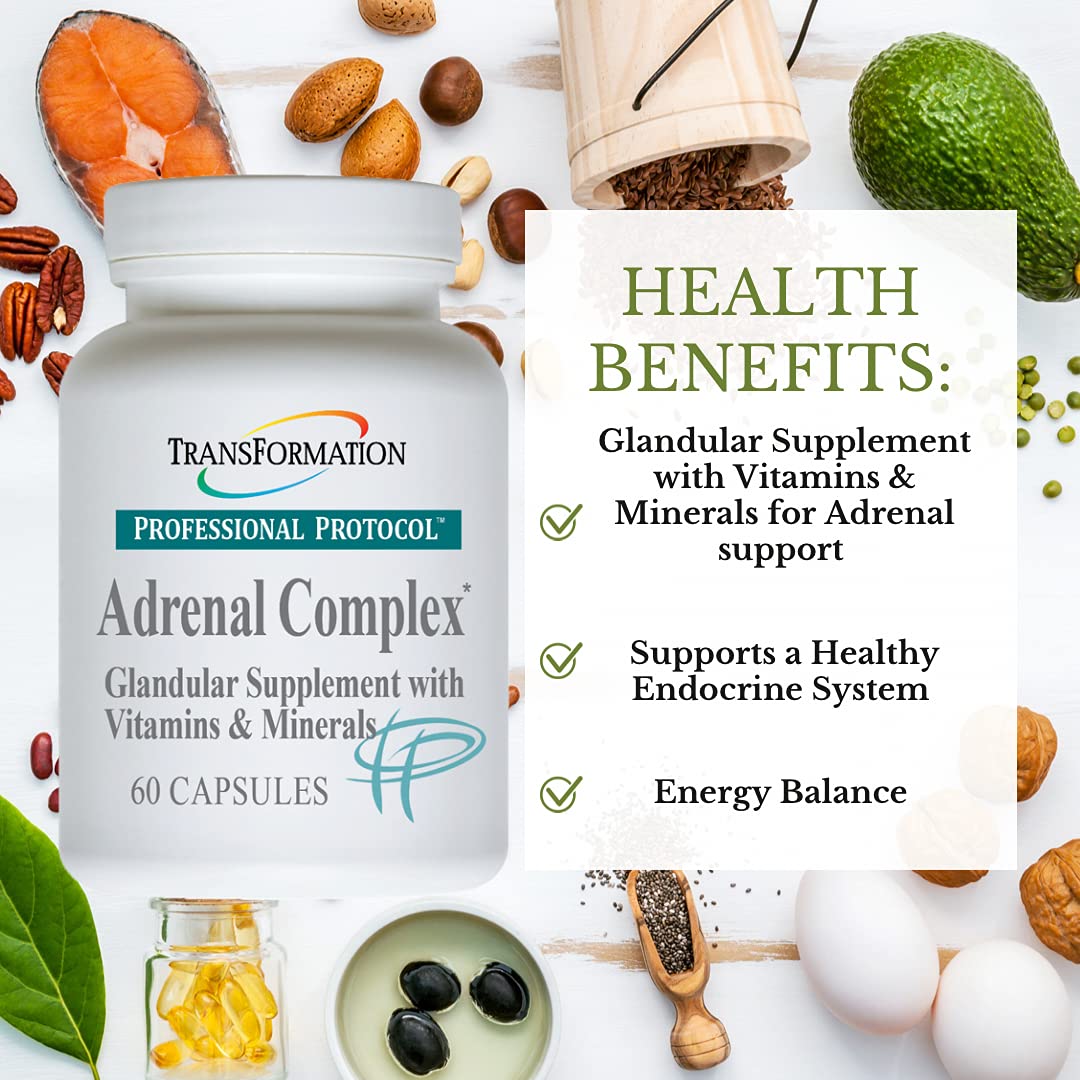 TRANSFORMATION Enzymes Adrenal Complex, 60 Capsules