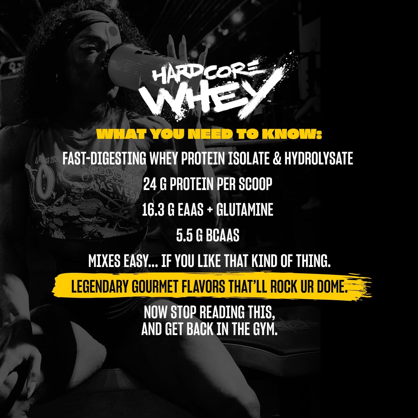 Mutant Hardcore Whey Protein Powder, 80 Servings