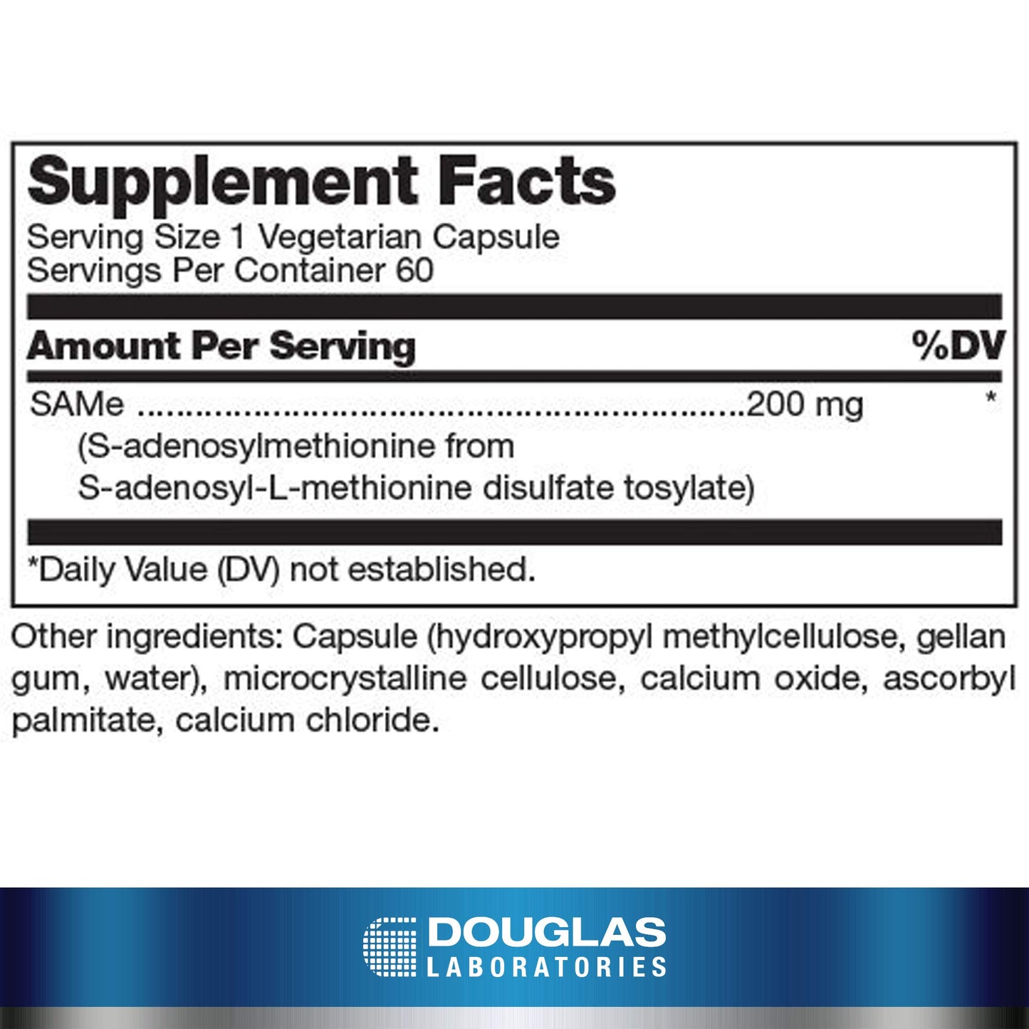 Douglas Laboratories SAM-e 60 Capsules