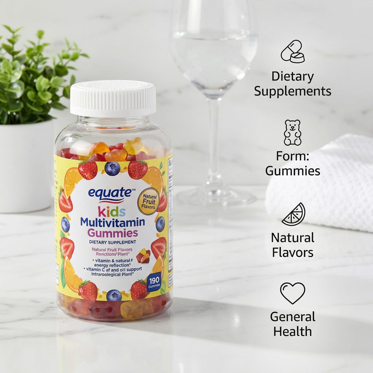 Generic Kids Multivitamin Gummies, 190 Gummies