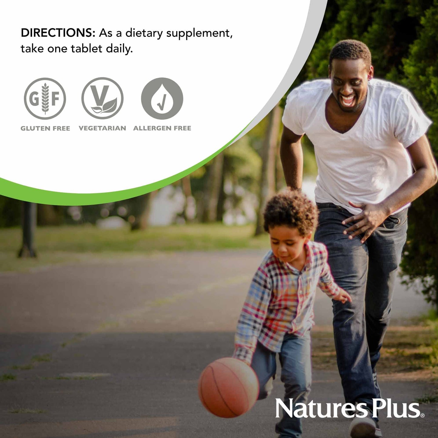 NaturesPlus Vitamin B2 250 mg Tablet, 60 Count