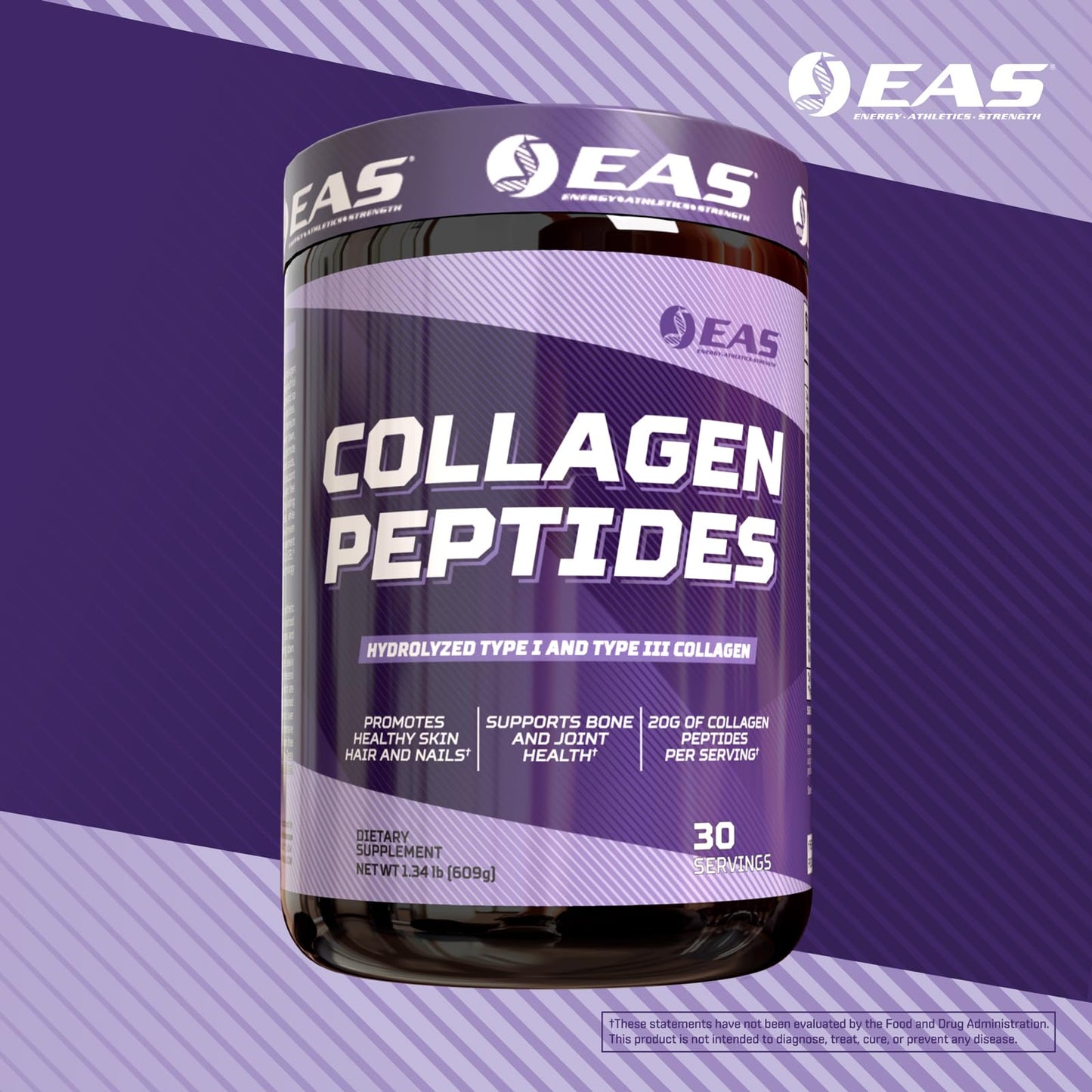 Experimental and Applied Sciences Collagen Peptides Powder, 21.4 oz
