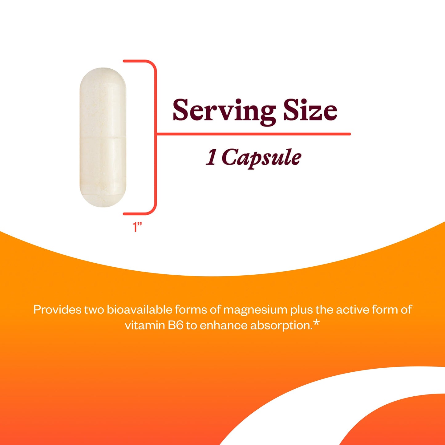 Seeking Health Magnesium Plus with Vitamin B6 Capsules, 100 Count