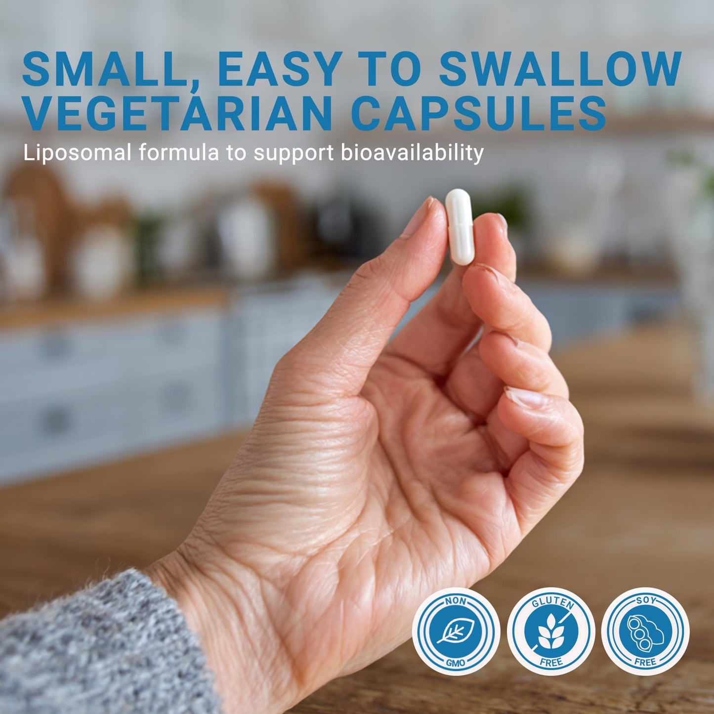 GenuinePurity 250mg Liposomal NMN Supplement Capsule, 60 Vegan Capsules