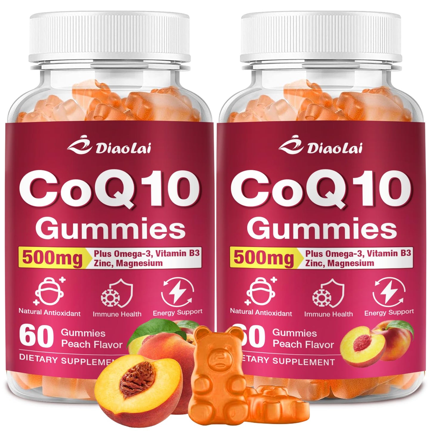 DIAOLAI CoQ10 Gummies 120 Gummies