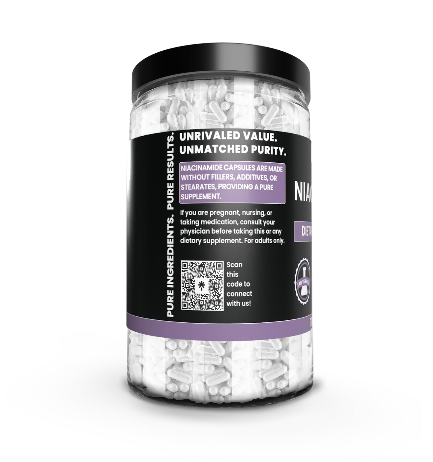 PURE ORIGINAL INGREDIENTS Niacinamide Capsules 730