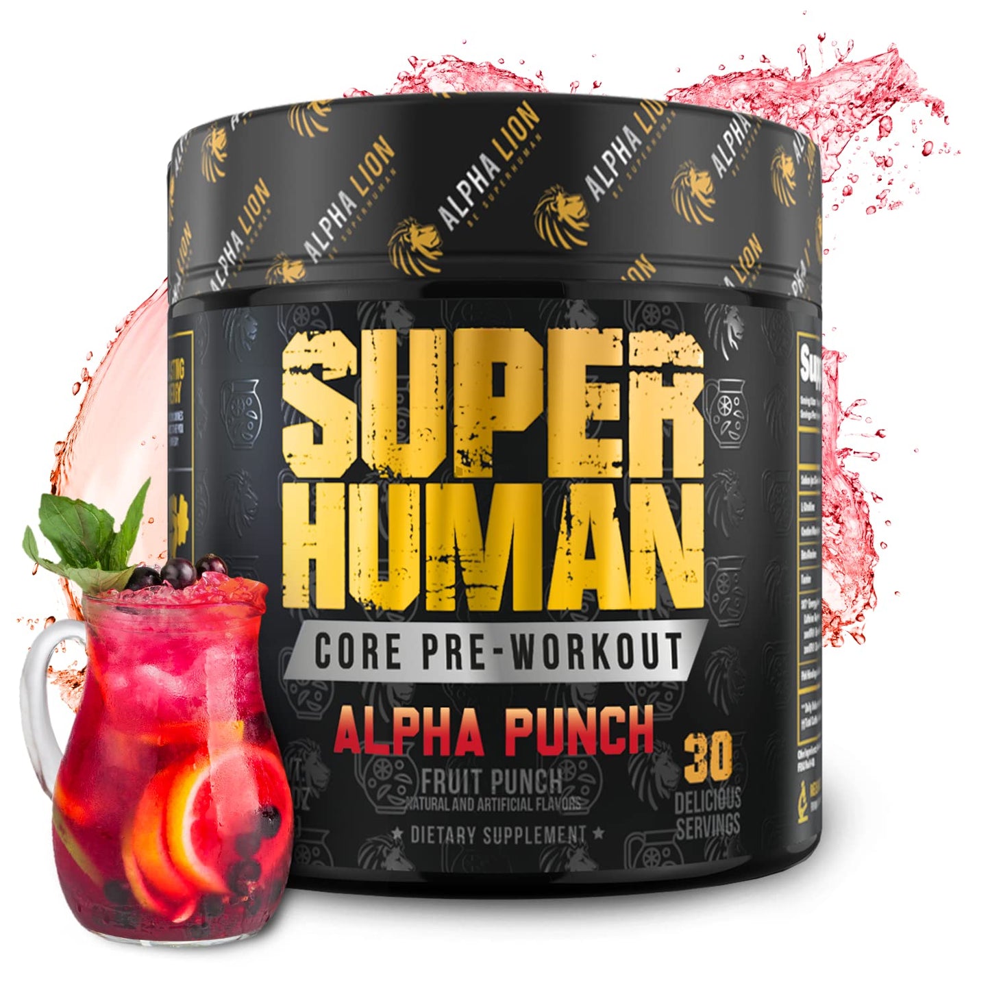 ALPHA LION Core Pre Workout Powder, 30 Servings