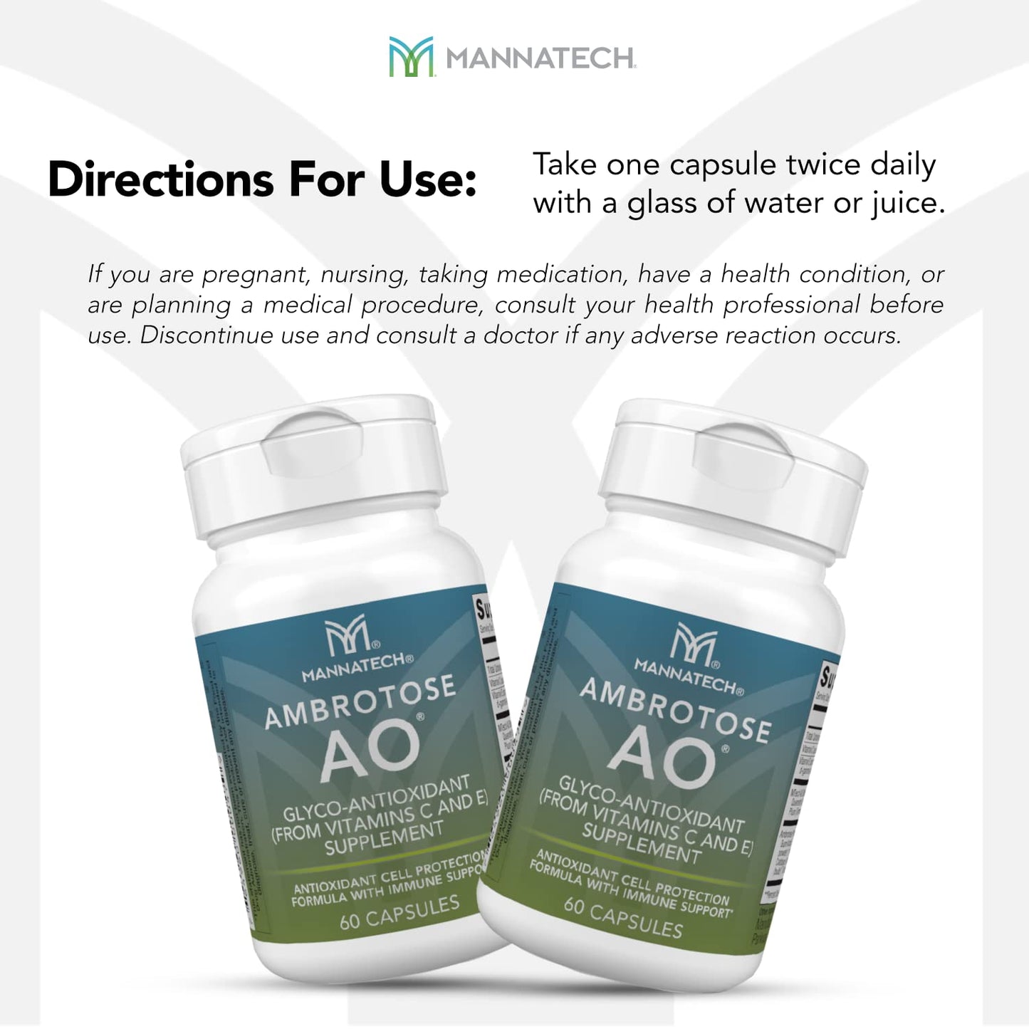 Mannatech Ambrotose AO Capsules 60