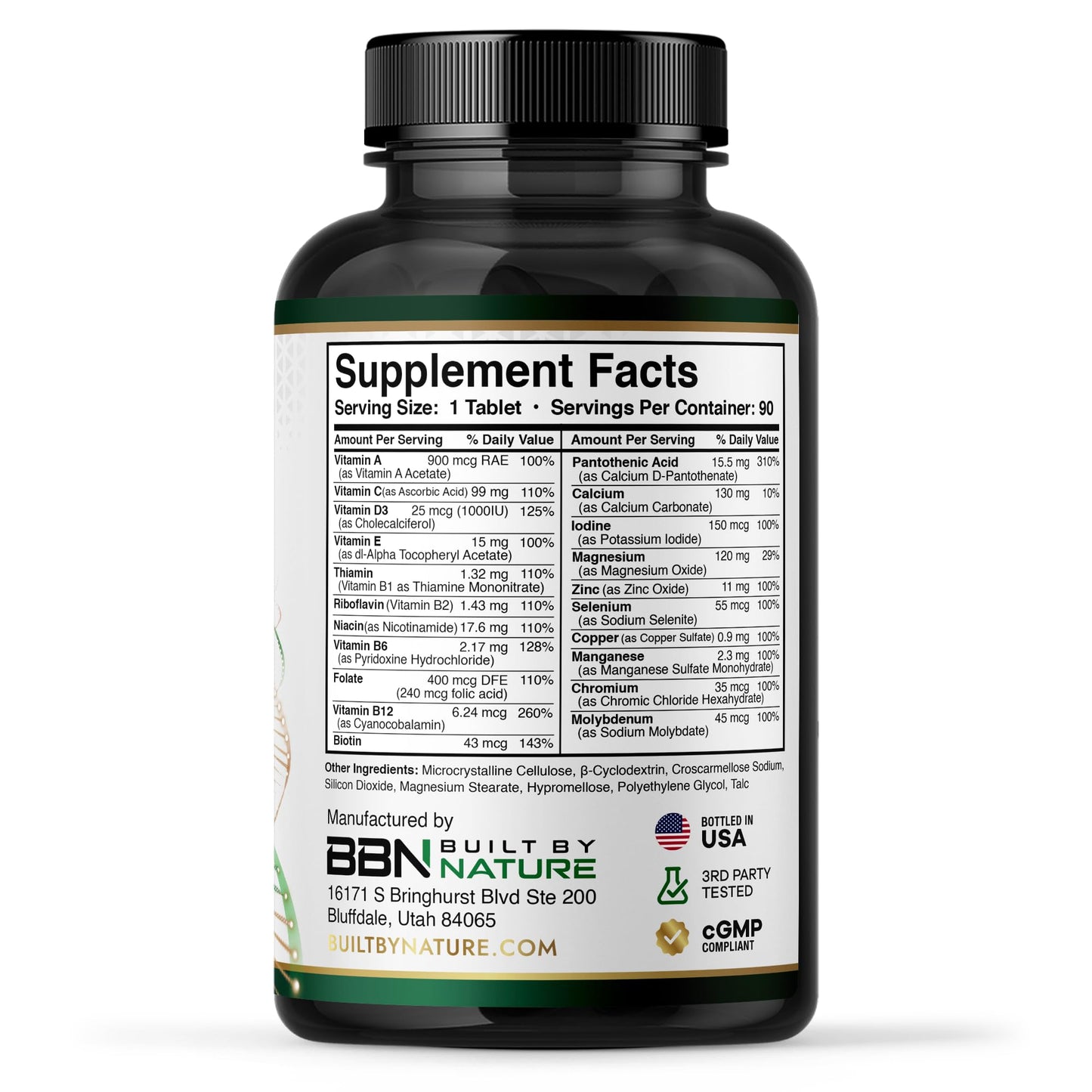 Built by Nature Multivitamin for Men 90 Tablets