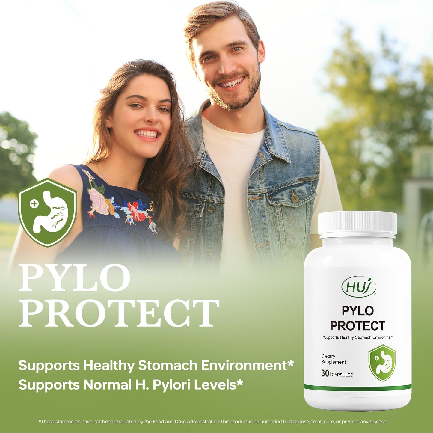HUJ Pylo Protect Lactobacillus Reuteri Supplement Capsule, 30 Capsules