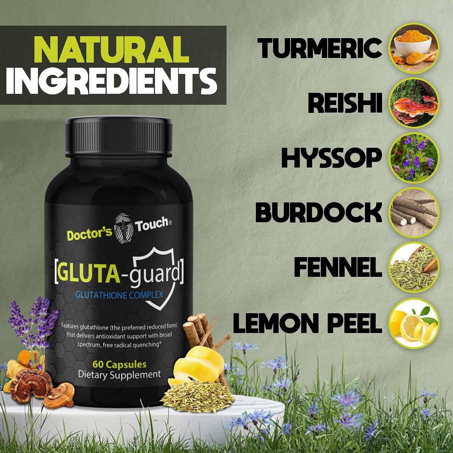 Doctor's Touch Liposomal Glutathione Supplement Capsule 1 Count
