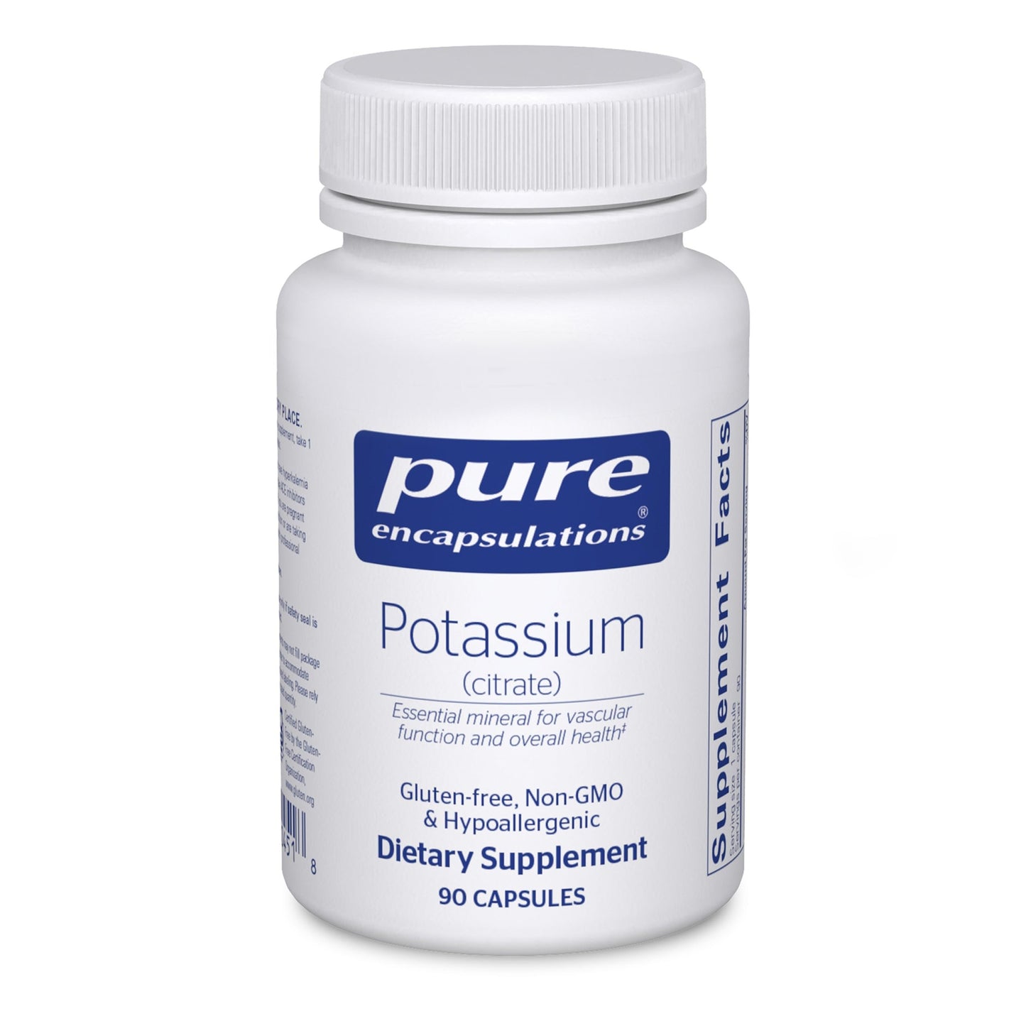Pure Encapsulations Potassium Citrate 90 Capsules