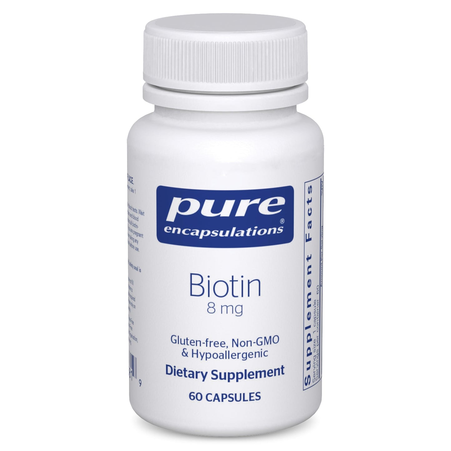 Pure Encapsulations Biotin 8 mg Capsule, 60 Capsules