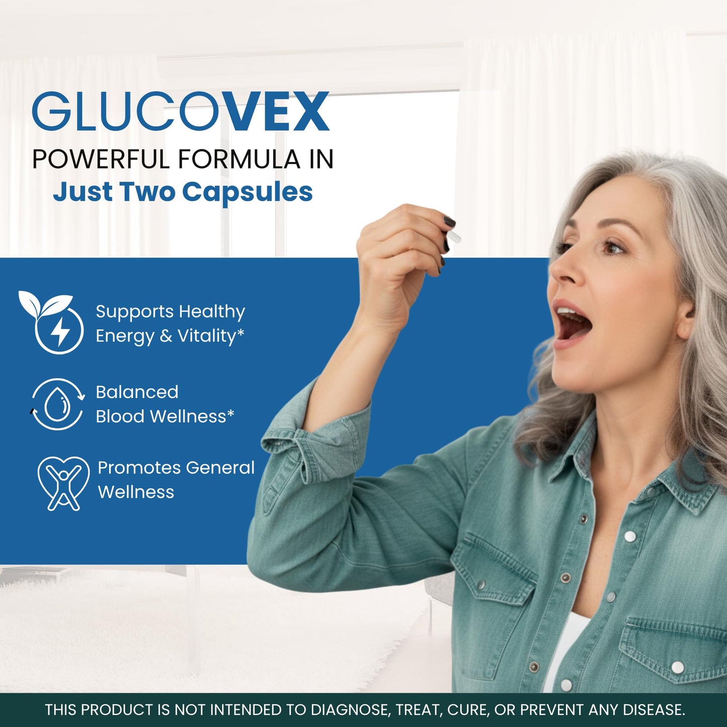 Valdivia Glucovex Capsules 300 Count