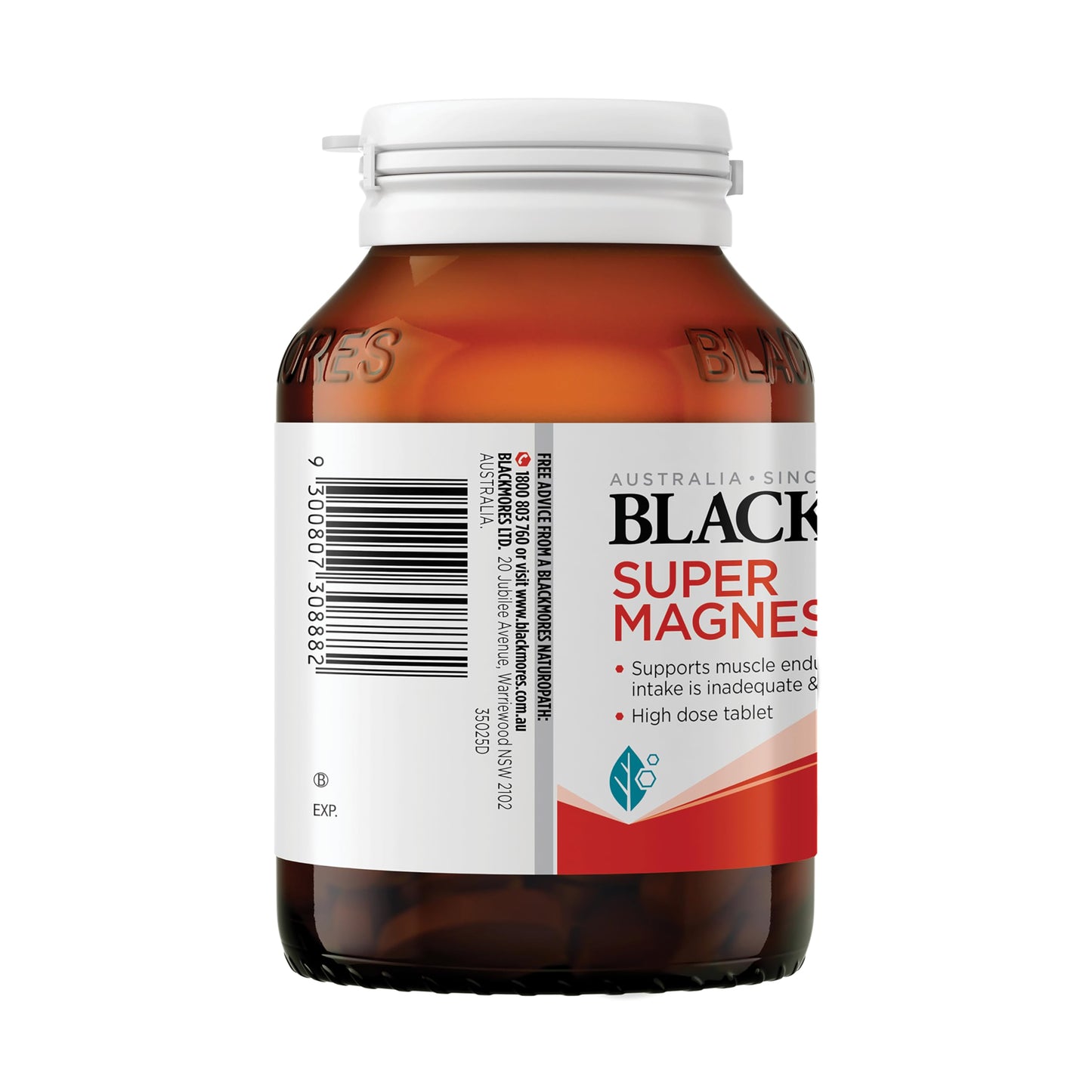 Blackmores Super Magnesium Plus Tablets, 100 Tablets